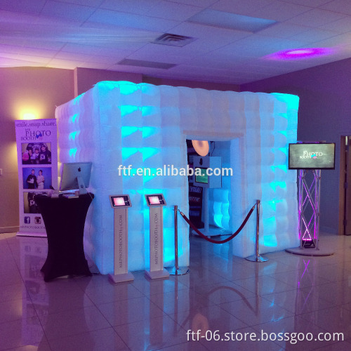 LED inflatable booth